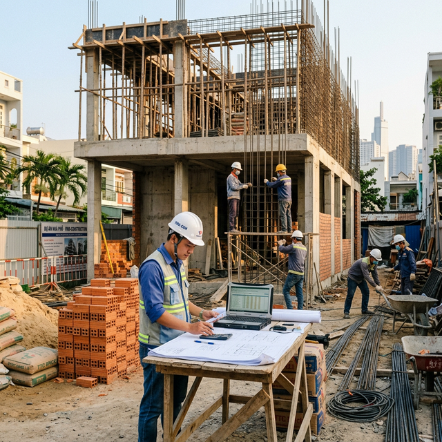 Quản lý chi phí xây nhà